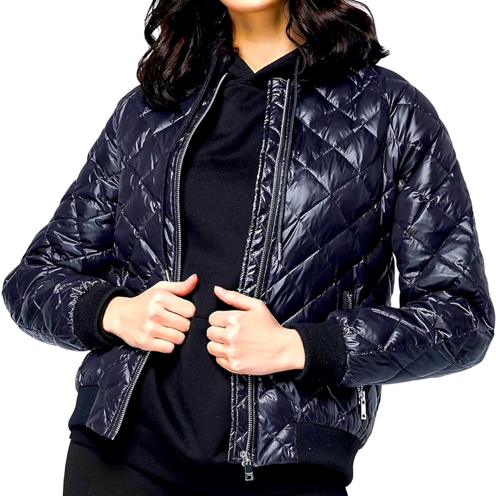 Black Women’s Orolay Cropped Down Jacket Size M